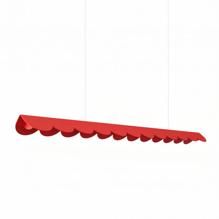 Suspension BISCUIT rouge vue d'ensemble