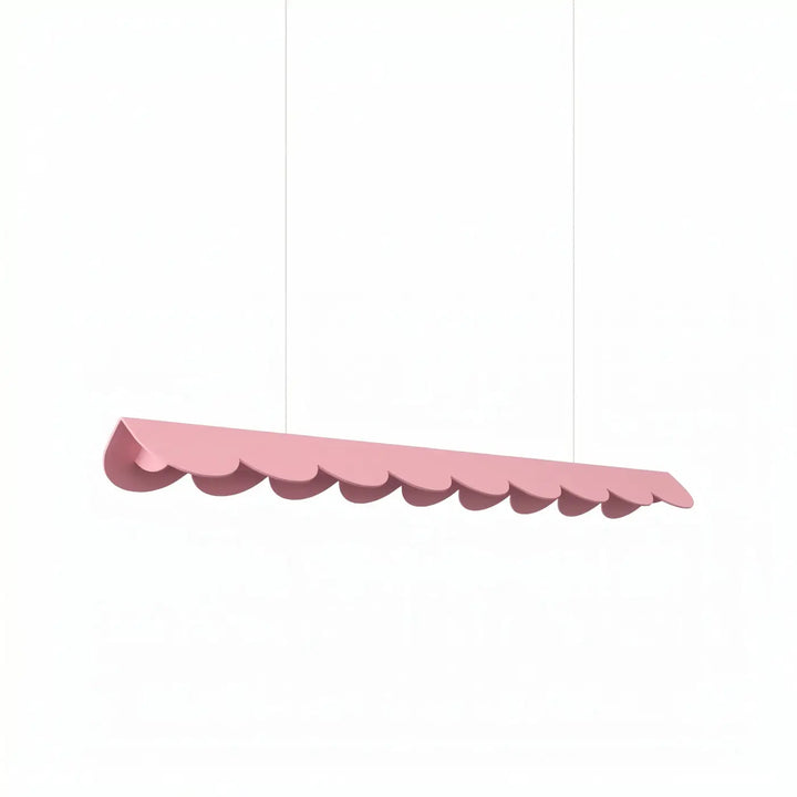 Suspension BISCUIT rose vue d'ensemble
