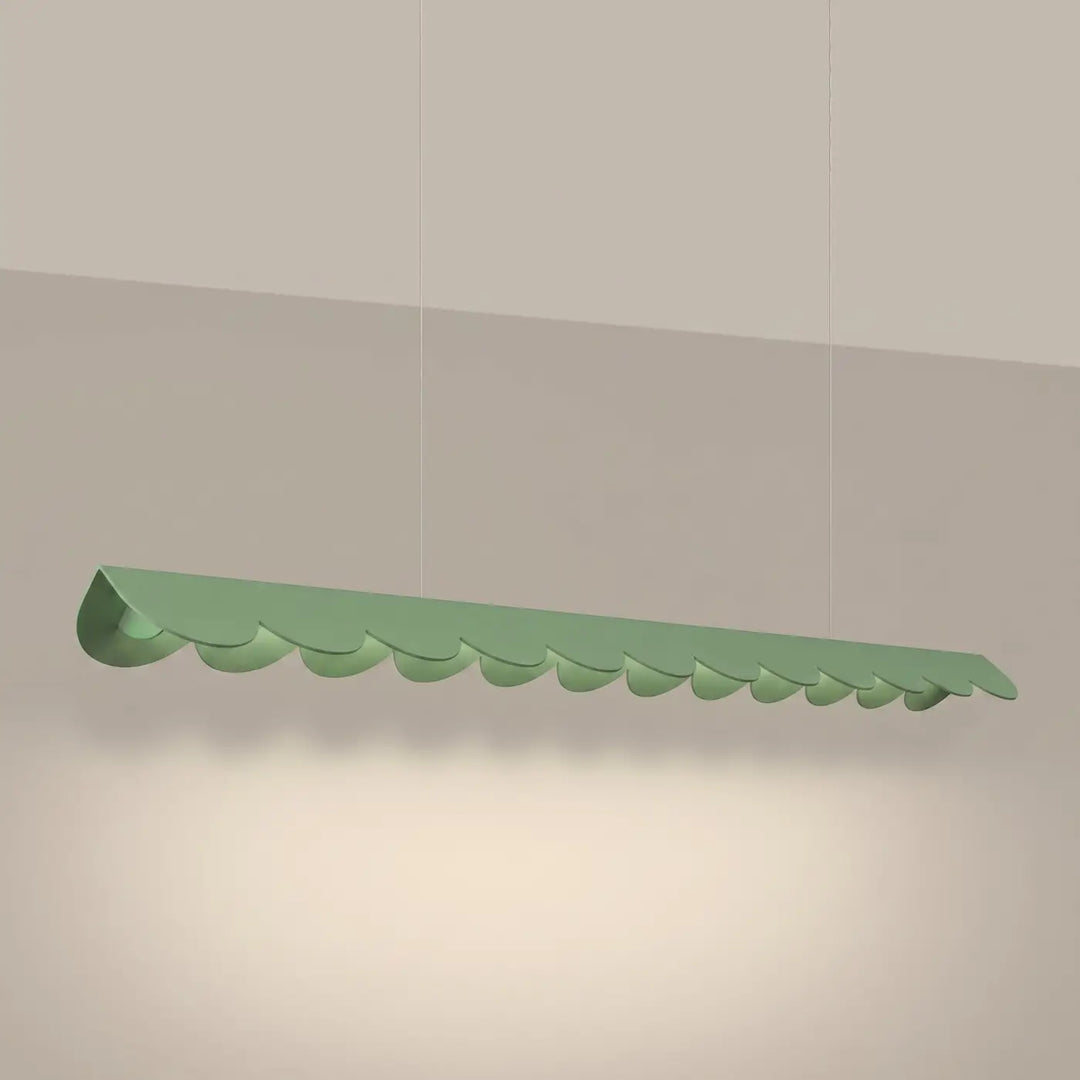 Suspension BISCUIT sauge allumée, suspendue