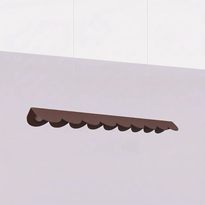 Suspension BISCUIT marron éteinte, suspendue