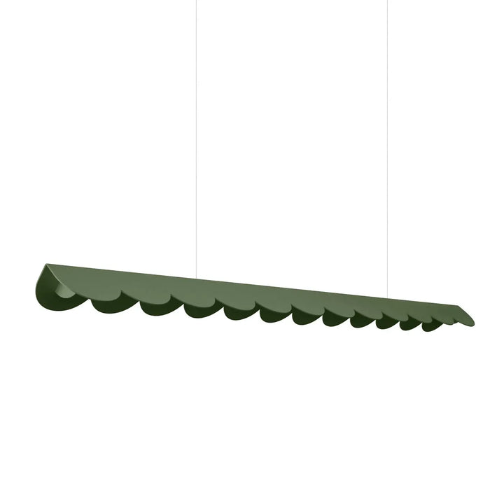 Suspension BISCUIT vert olive vue d'ensemble