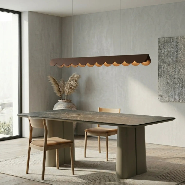 Suspension BISCUIT marron dans un intérieur contemporain