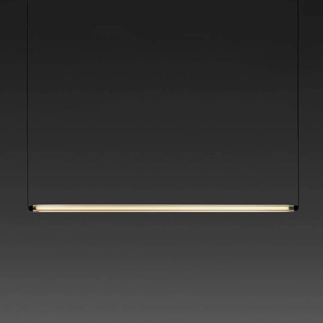 Suspension LED Lumina 1200 noire de Faro Barcelona, encastrable sans cadre