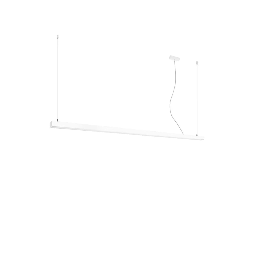 Suspension linéaire PINNE blanc vue d'ensemble