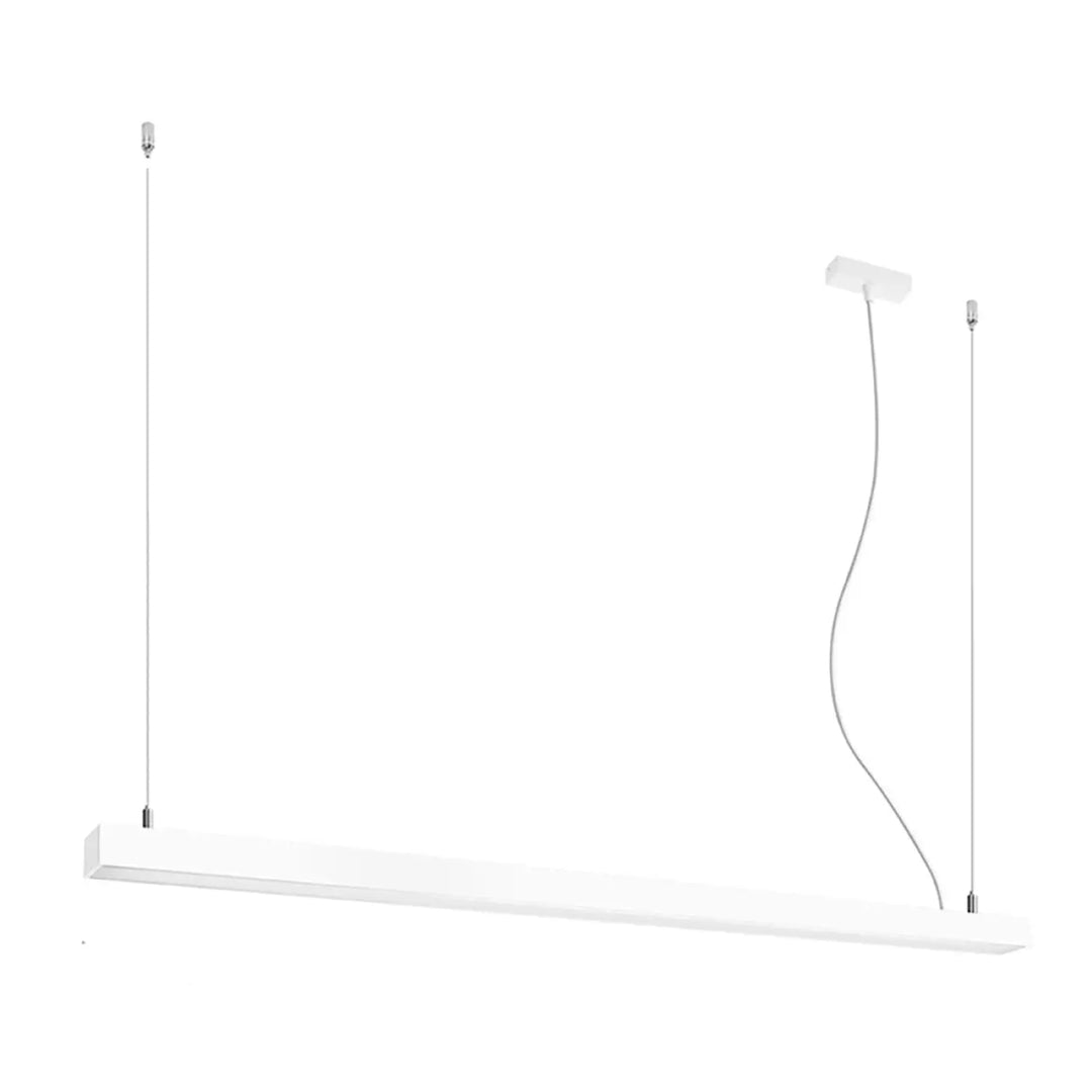 Suspension linéaire PINNE blanc vue d'ensemble