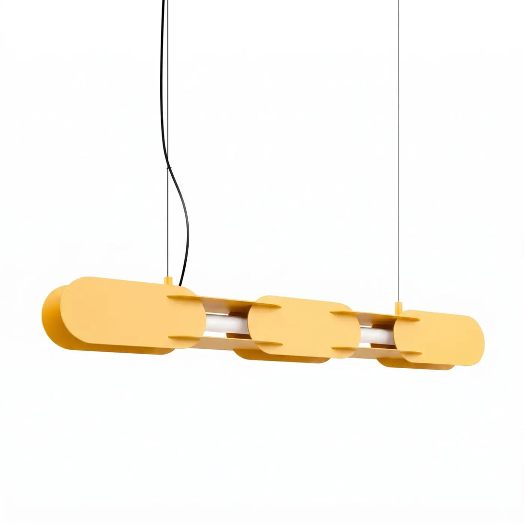 Suspension CHAIN jaune vue d'ensemble