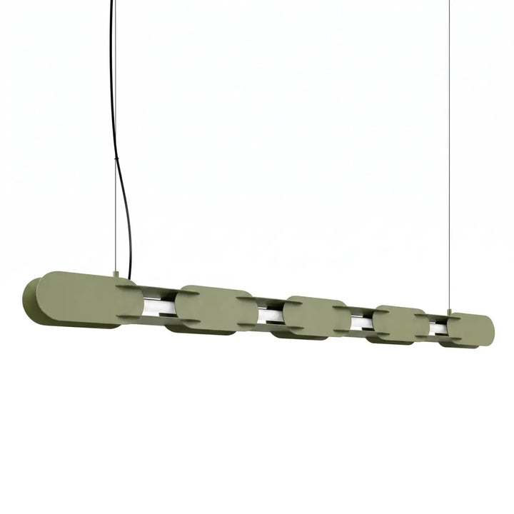Suspension CHAIN vert olive vue d'ensemble