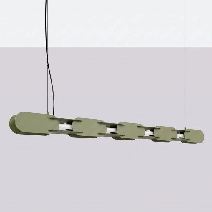 Suspension CHAIN vert olive éteinte, suspendue