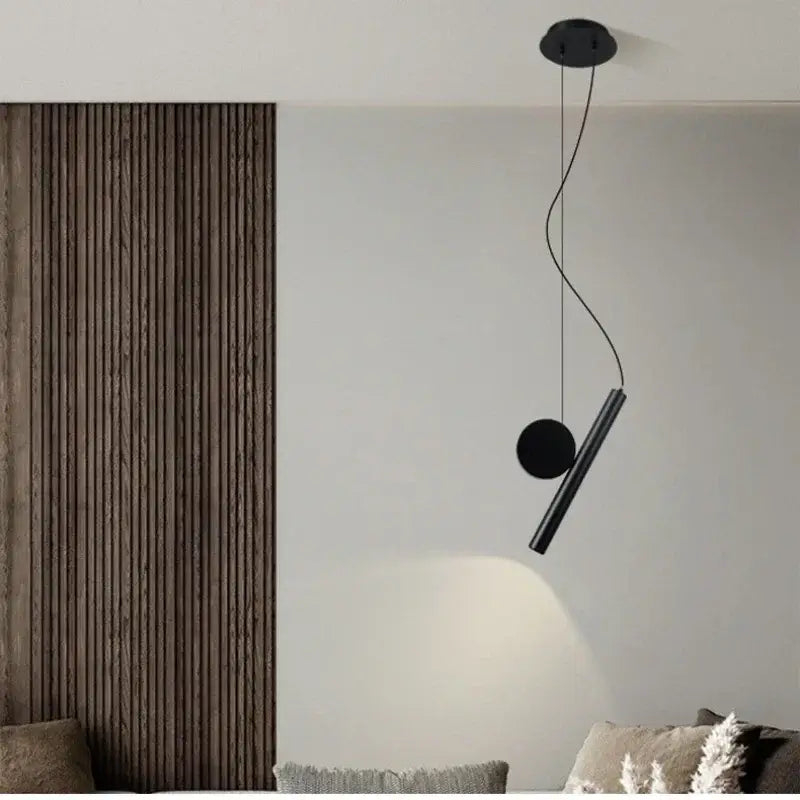 Suspension LED Minimaliste Design Cylindrique Moderne Chic