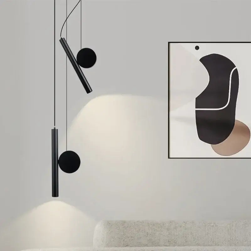 Suspension LED Minimaliste Design Cylindrique Moderne Chic