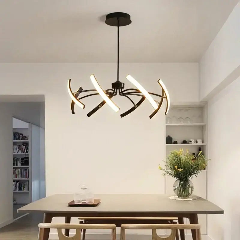 Nordic Classic Ceiling Chandelier Dimmable for Living Room Bedroom Pendant Lights Home Decor Indoor Lighting Lusters