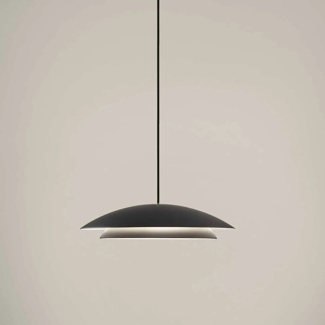 Suspension Noway LED en acier noir