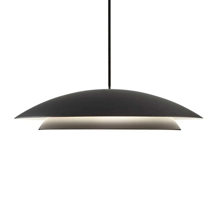 Suspension Noway ronde en acier noir