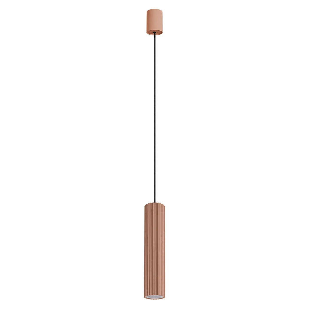 Suspension cannelée IVAR moka vue d'ensemble