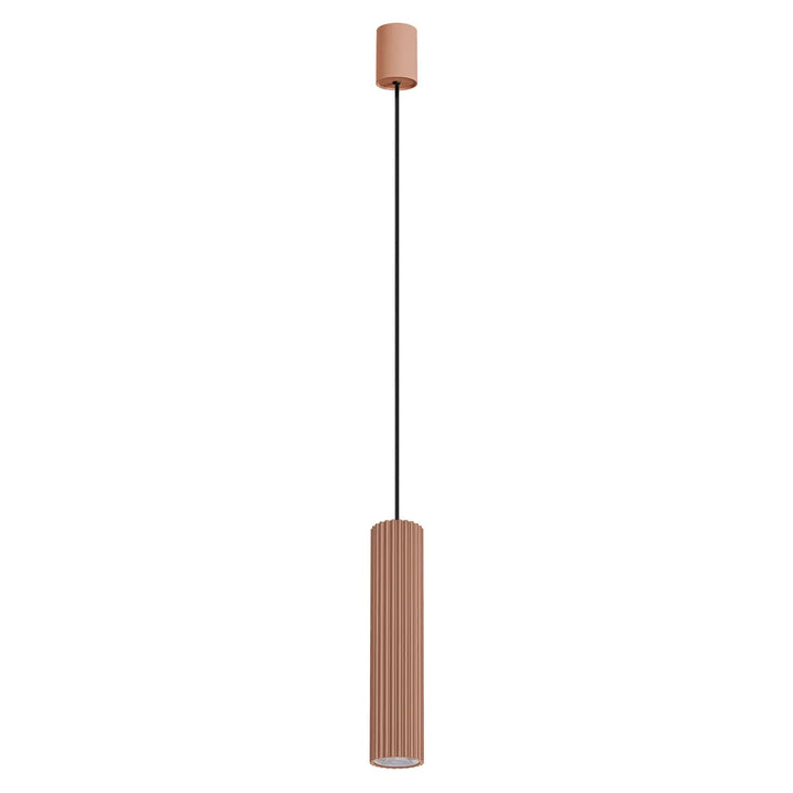 Suspension cannelée IVAR moka vue d'ensemble