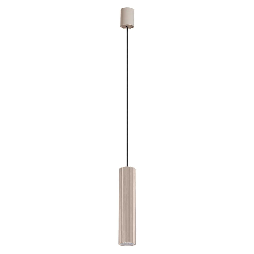 Suspension cannelée IVAR taupe vue d'ensemble