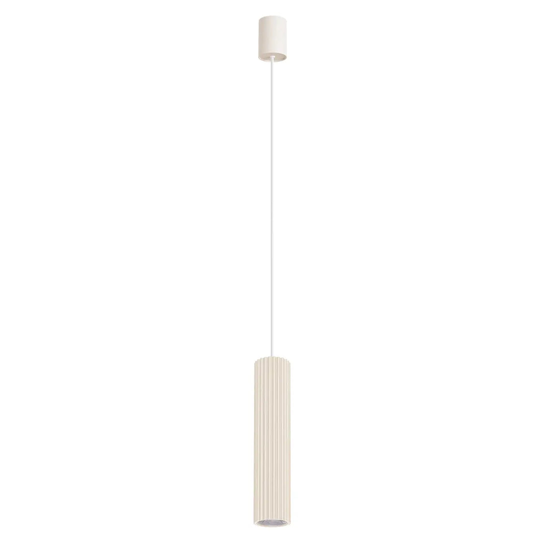 Suspension cannelée IVAR beige vue d'ensemble