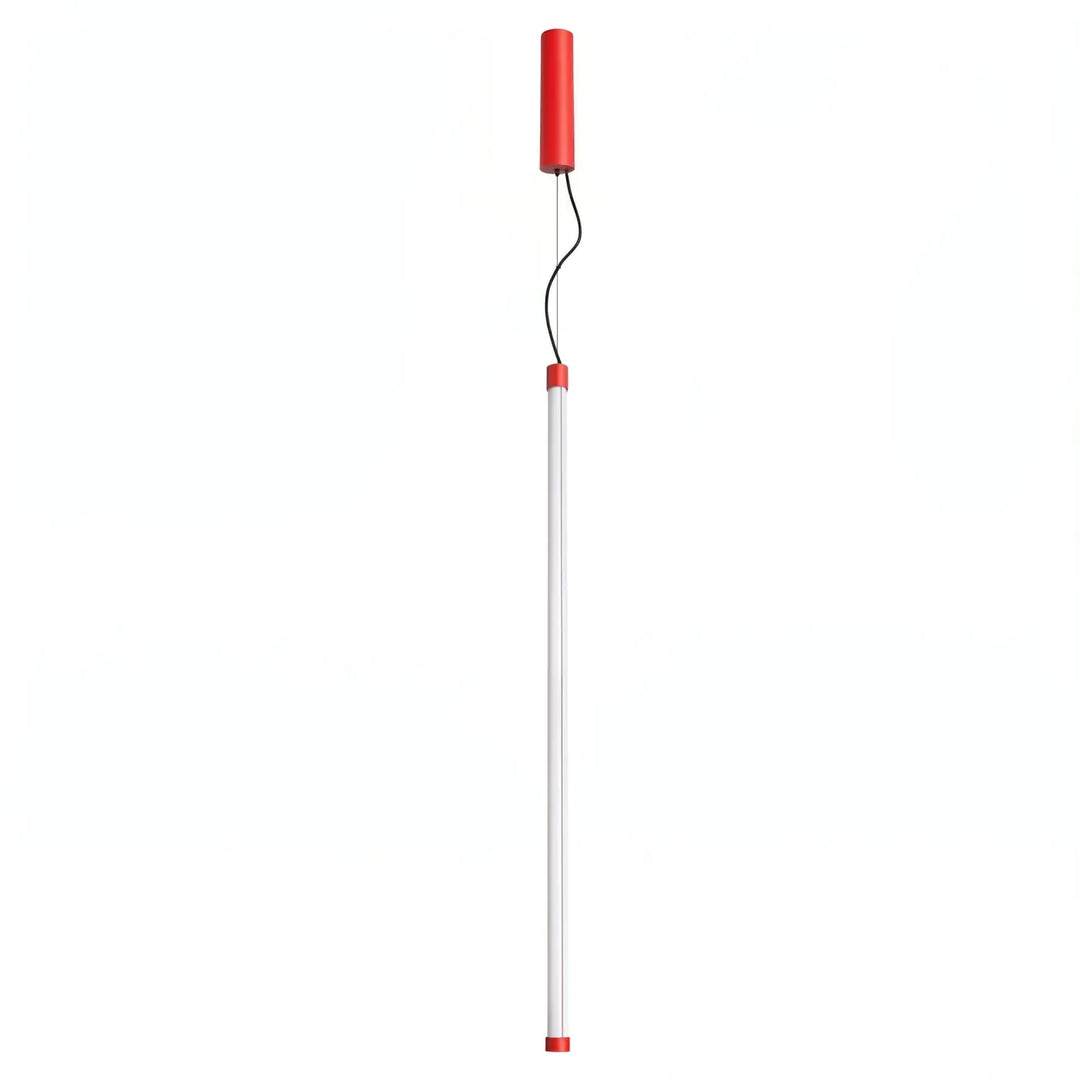 Suspension tube TRANG rouge vue d'ensemble