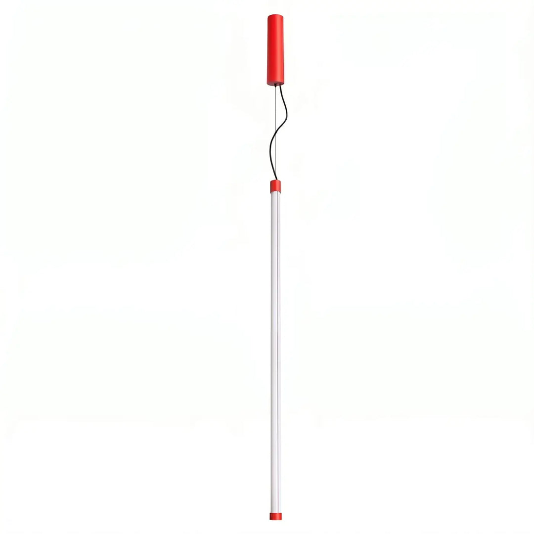 Suspension tube TRANG rouge vue d'ensemble