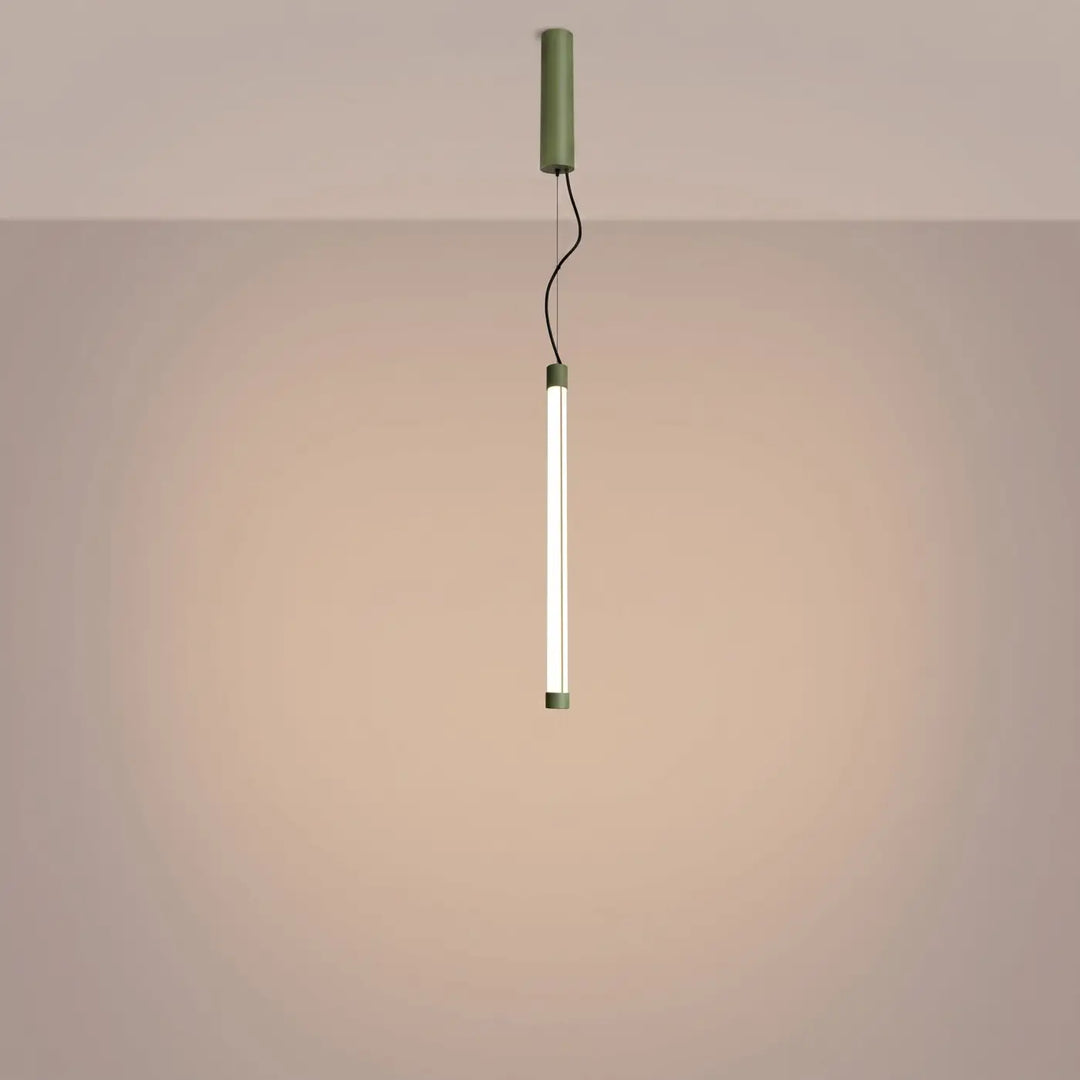 Suspension tube TRANG sauge allumée, suspendue