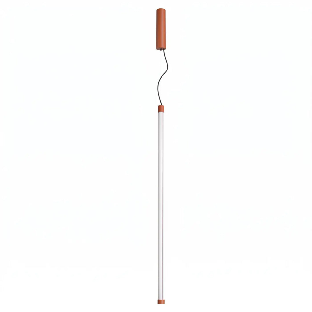Suspension tube TRANG ocre rouge vue d'ensemble