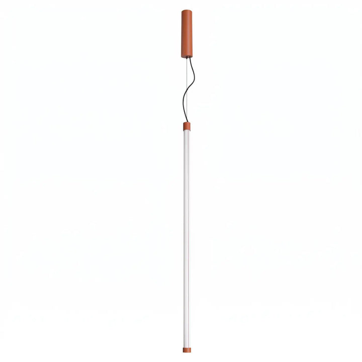 Suspension tube TRANG ocre rouge vue d'ensemble