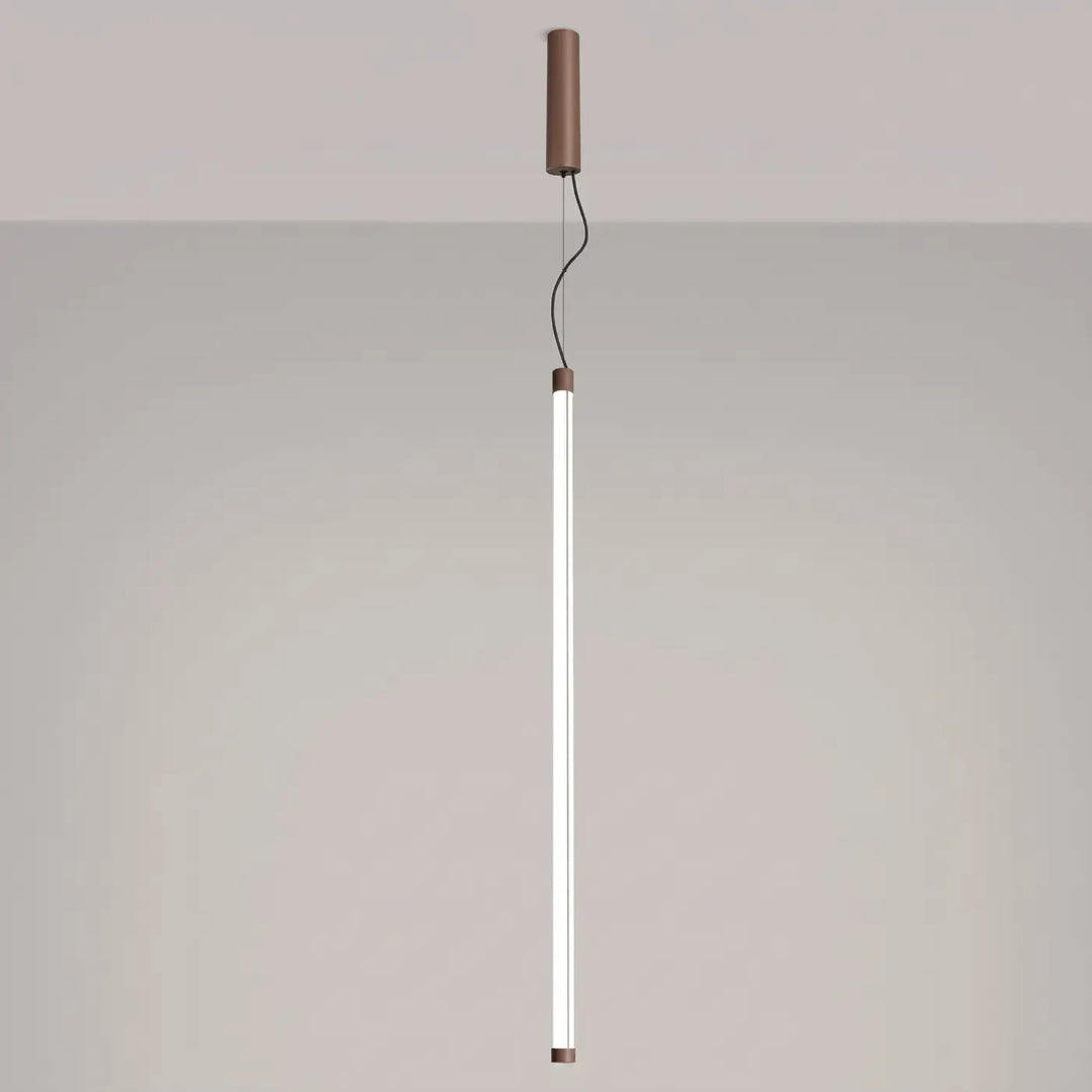 Suspension tube TRANG moka allumée, suspendue