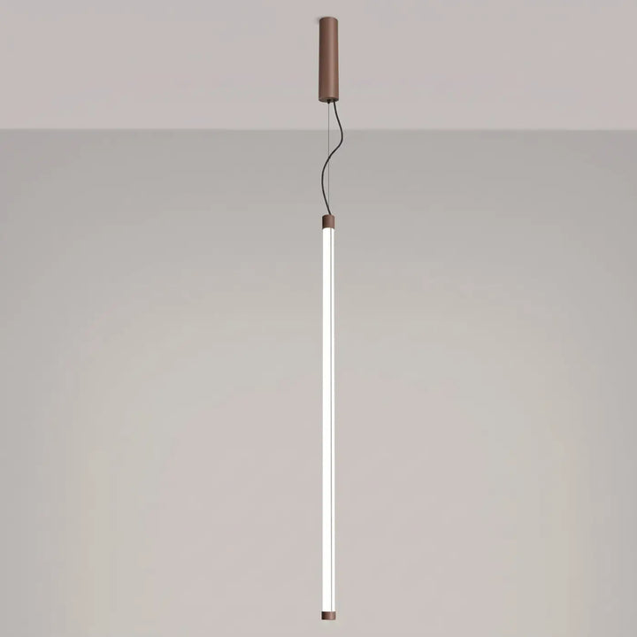 Suspension tube TRANG moka allumée, suspendue