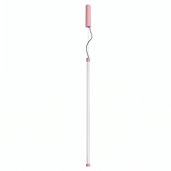 Suspension tube TRANG rose vue d'ensemble