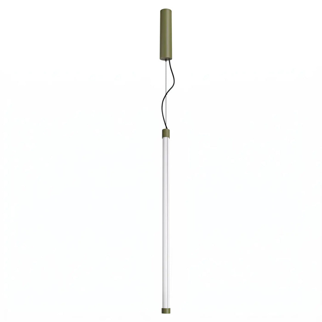 Suspension tube TRANG vert olive vue d'ensemble