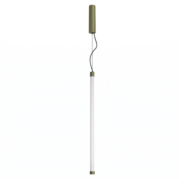 Suspension tube TRANG vert olive vue d'ensemble