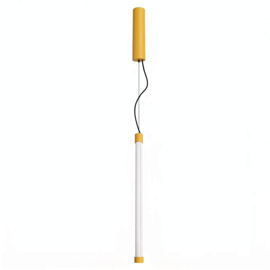 Suspension tube TRANG jaune vue d'ensemble