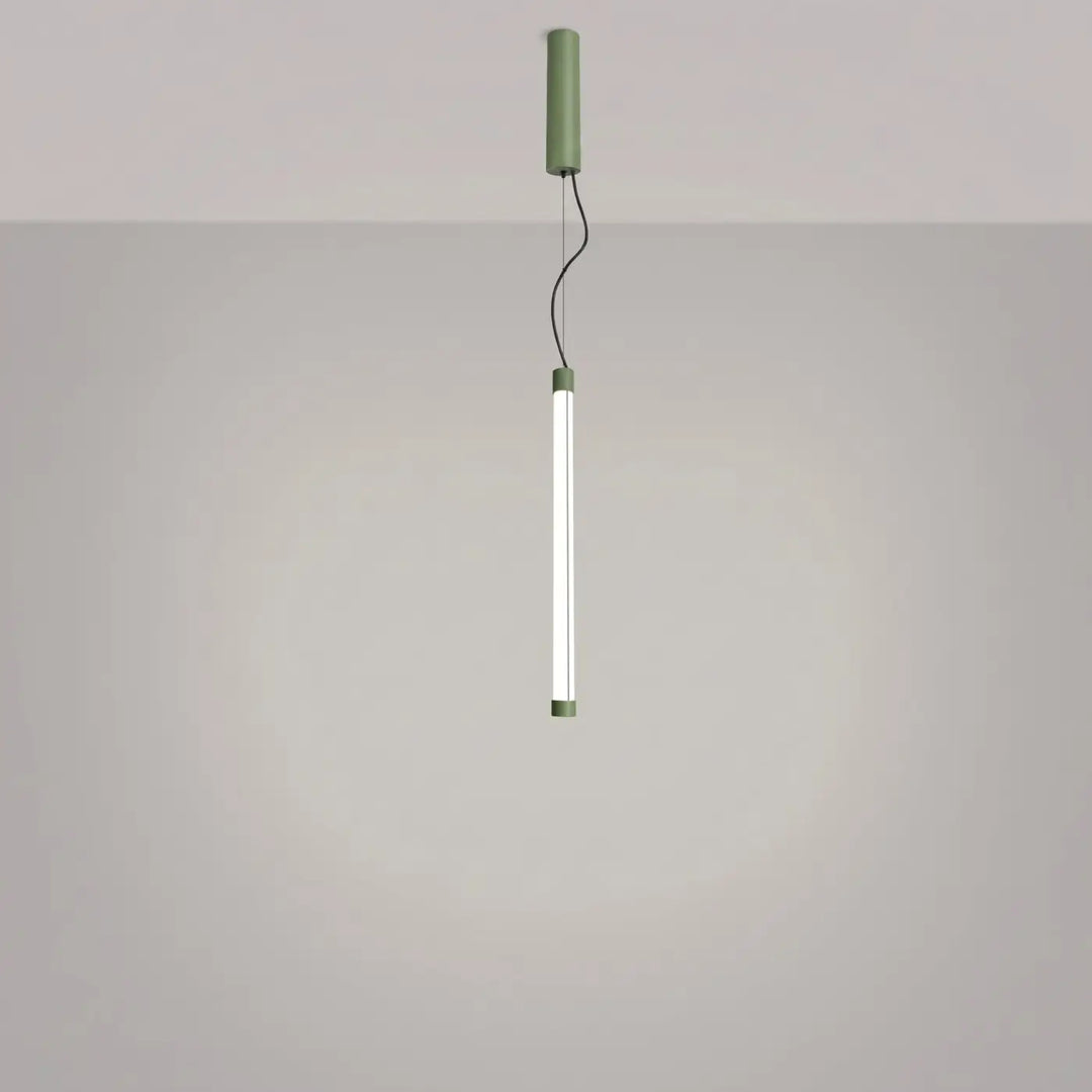 Suspension tube TRANG sauge allumée, suspendue