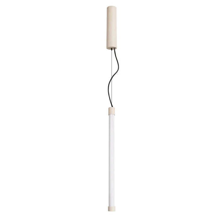 Suspension tube TRANG beige vue d'ensemble