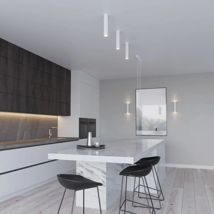 Suspension Luminaire blanc dans un intérieur contemporain