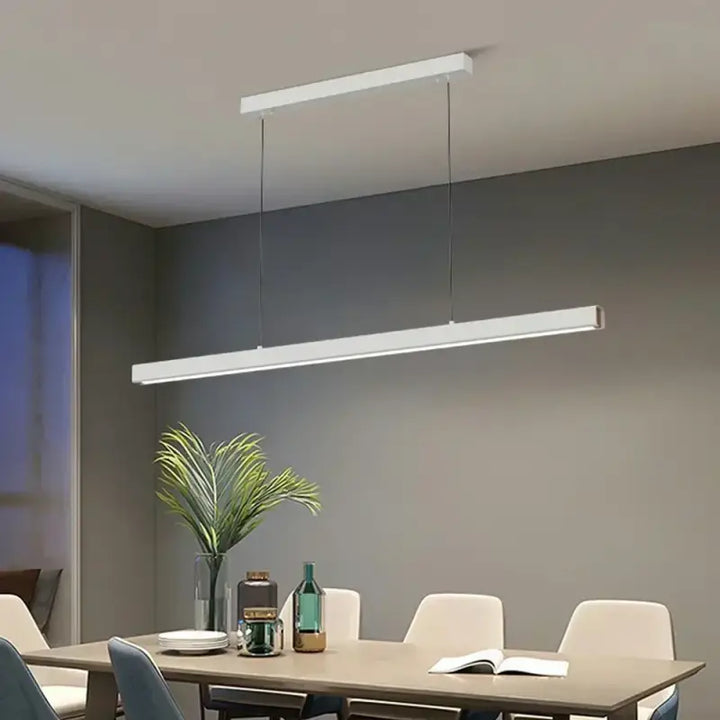 Modern LED Pendant Light For Living Dining Room Restaurant Office Long Simple Chandelier Home Deco Lighting Fixture