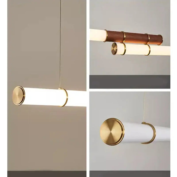 Suspension Luminaire au design rectiligne minimaliste


