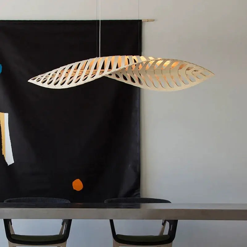 Suspension Luminaire Au Design Futuriste Style Naturel