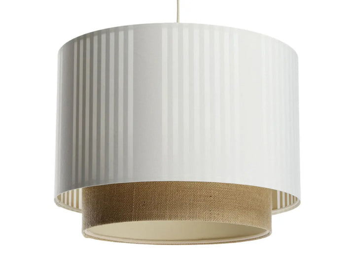 Pendant lamp Duo Lami Line – White/Beige/Ecru