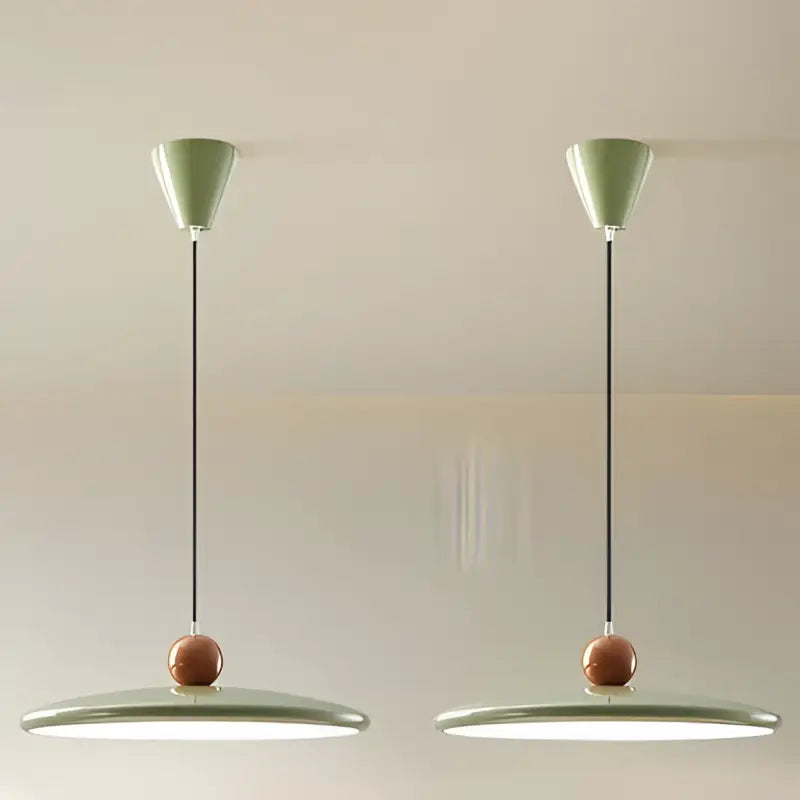 Suspension beige et marron style moderne épuré chic