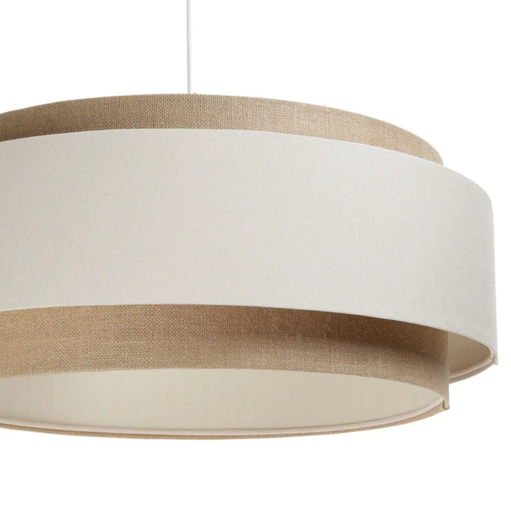 Pendant lamp Doblo BOHO Beige Ø60cm
