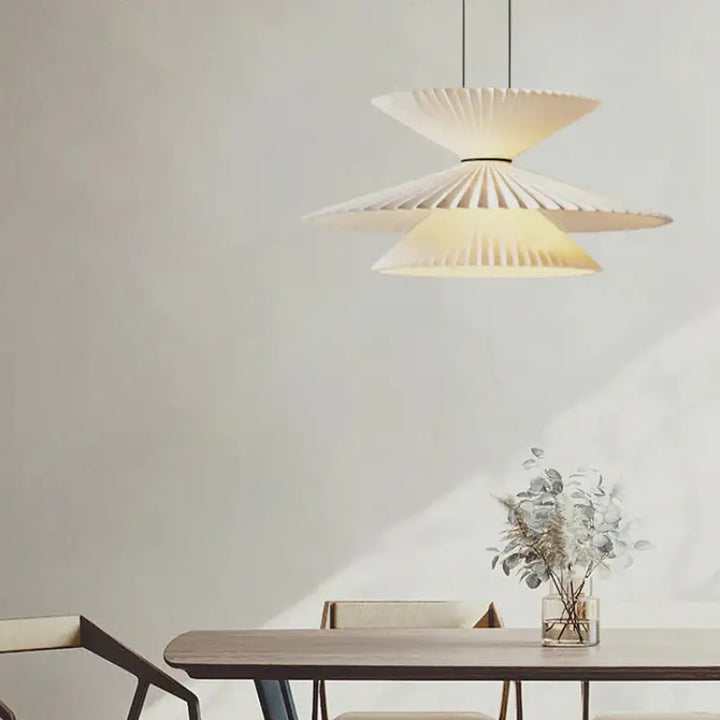 Suspension Luminaire En Papier Style Sculptural À Effet Artistique