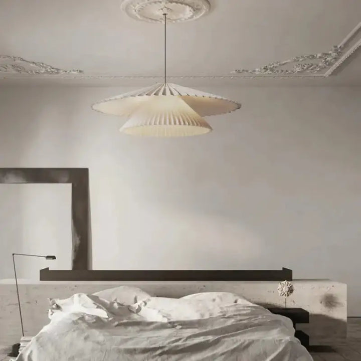 Suspension Luminaire En Papier Style Sculptural À Effet Artistique