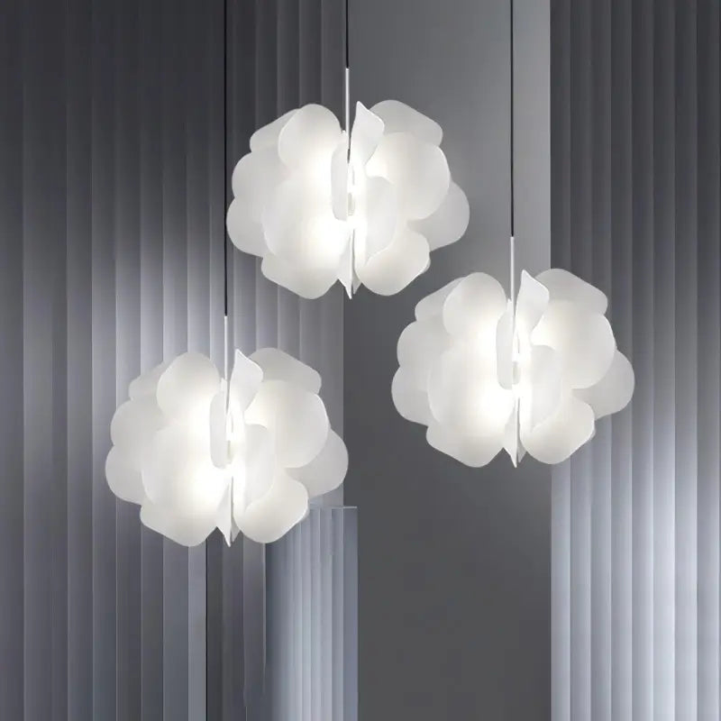 Suspension Luminaire Blanche En Céramique Design