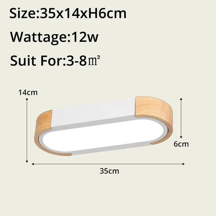 Suspension luminaire bois et verre design contemporain