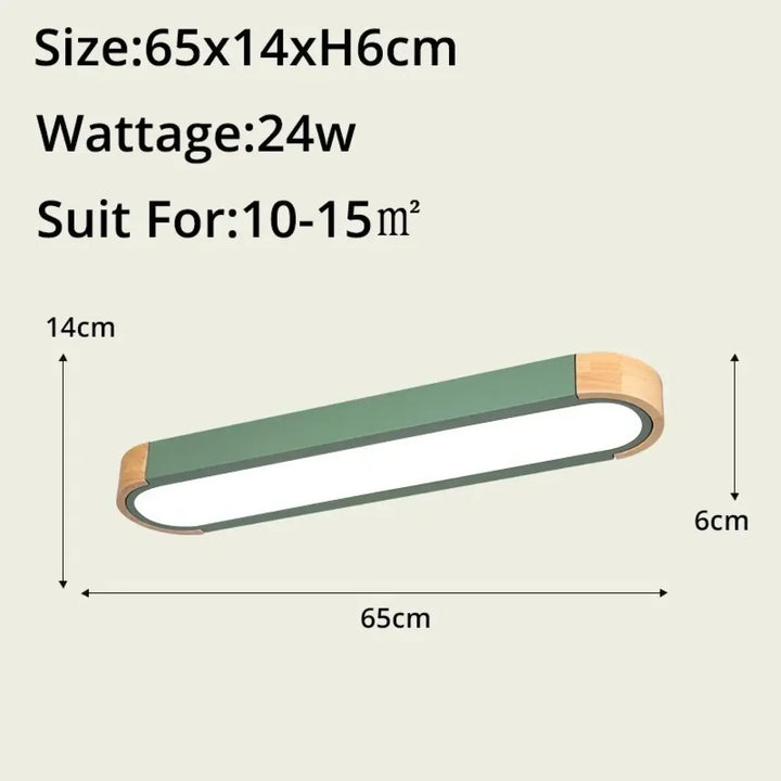 Suspension luminaire bois et verre design contemporain