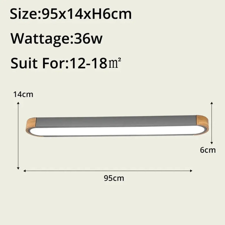 Suspension luminaire bois et verre design contemporain