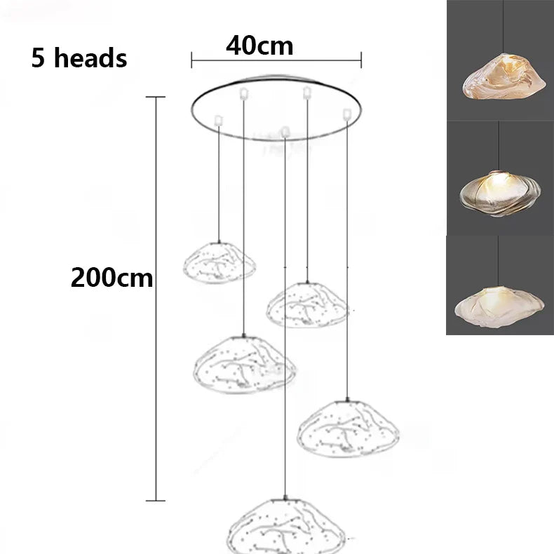 Nordic home decor Chandeliers for dining room luster pendant lights hanging lamps for ceiling Light fixture indoor lighting