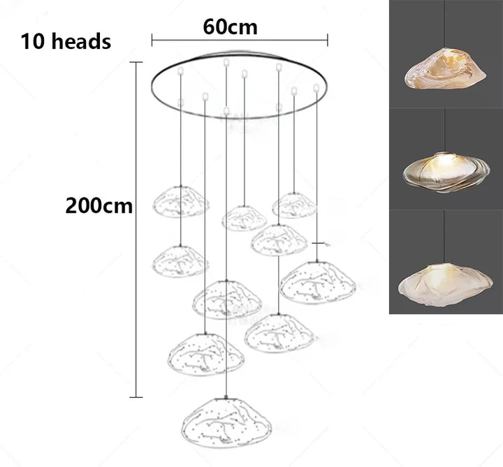 Nordic home decor Chandeliers for dining room luster pendant lights hanging lamps for ceiling Light fixture indoor lighting