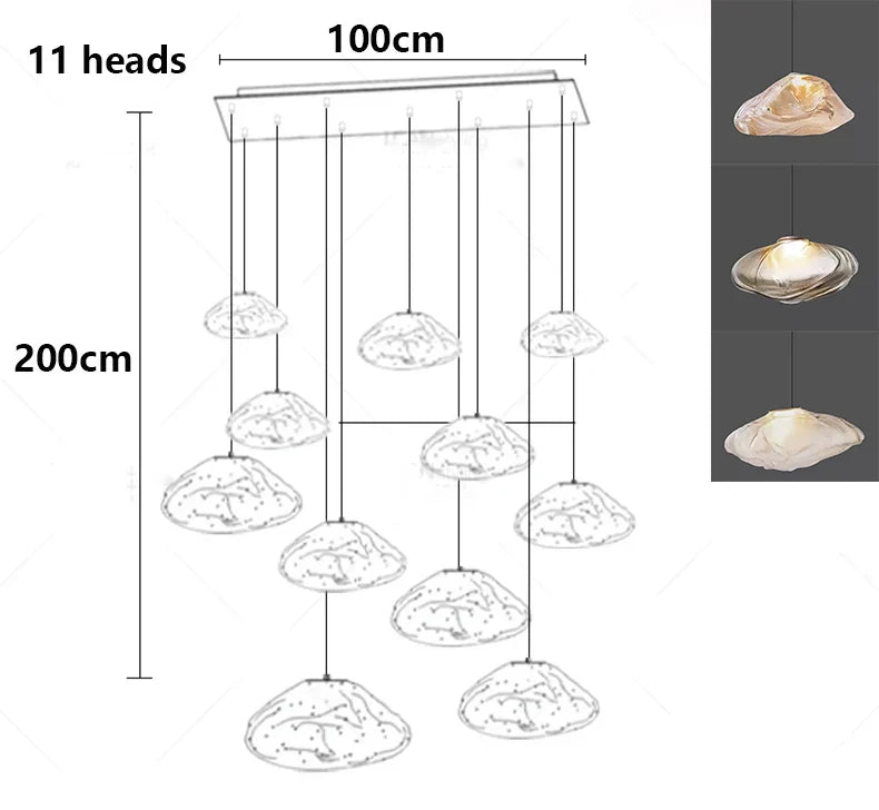 Nordic home decor Chandeliers for dining room luster pendant lights hanging lamps for ceiling Light fixture indoor lighting